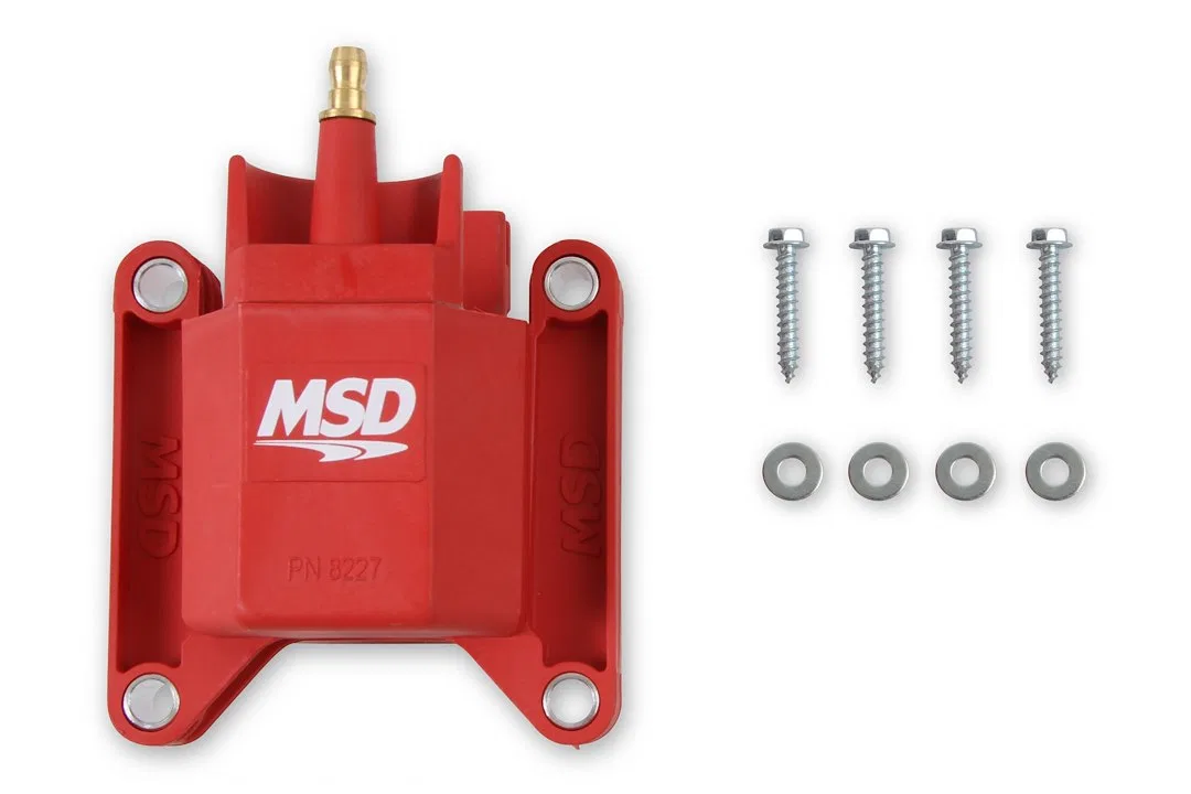 8227 – MSD CO. Ignition Coil, Ford TFI 44000 Volts 0.68 Ohms Primary Resistance/4.8K Ohms Secondary Resistance/100:1 ...